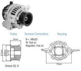 ALTERNADOR F250 F350 F4000 F12000 F14000 F16000 CUMMINS B