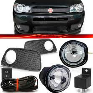 KIT COMPLETO FAROL MILHA PALIO 2005 A 2008