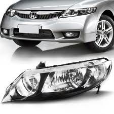 FAROL LADO ESQUERDO HB3 HB4 NEW CIVIC 2007