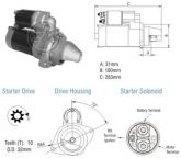 MOTOR PARTIDA 12V FORD F250 F4000 CUMMINS 0001223505